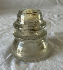 Hemingray 42 Clear Glass Insulator Made In USA Collectible Vintage Preowned