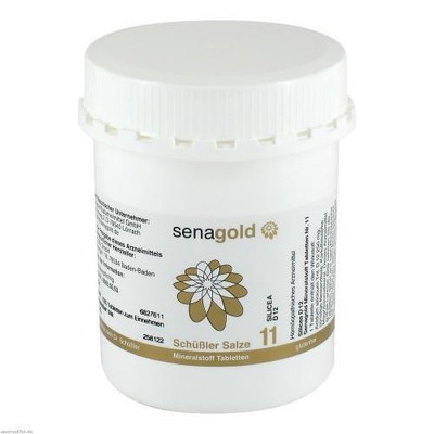 BIOCHEMIE Senagold 11 Silicea D 12 Tabletten 1000 ST PZN 6827611