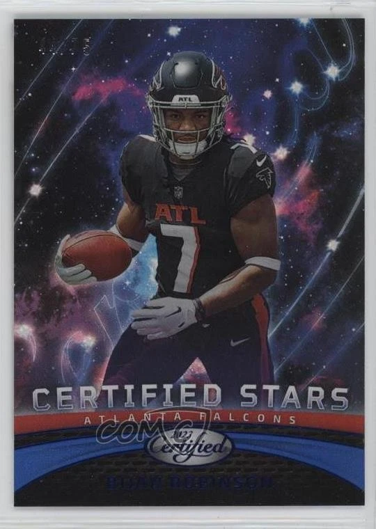 Bijan Robinson Panini Certified Certified Stars #CS17 Mirror Blue