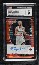 2020 Prizm Draft Picks Prospect Orange Pulsar /49 Malachi Flynn CGC 9 Auto 0lv3
