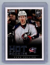 2013 Score #592 Sean Collins Columbus Blue Jackets RC