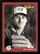 1991 Studio #135 Kelly Gruber Toronto Blue Jays 66627