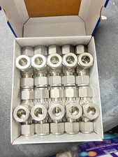 Swagelok SS-810-3 Union Tee Fittings. open box NEW BOX OF 10