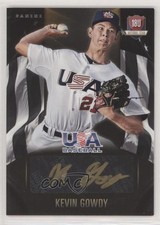 2015 Panini USA Baseball Black Gold Signatures 43/49 Kevin Gowdy #9 Auto 03st