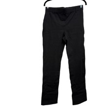 Quince Womens Ultra-Stretch Ponte Straight Leg Pants Black Size M DKBIZ01 SP/23