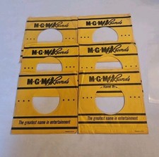 45 RPM 7" RECORD SLEEVES CO. SLEEVE 6 PACK SEE PHOTOS MGM Records SLV314