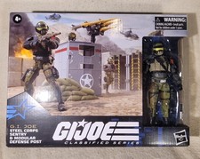 GI G.I. Joe Classified Series 175 Modular Defense Post with Steel Corps Sentry