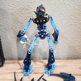 Lego Bionicle Kiina Glatorian Legends 8987 Complete w/ Canister & Manual EUC