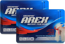 AREX Cool  Hot Pain Relieving Patch, Large 2 Pack 12 Patches Total  