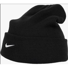 Nike Team Sideline Beanie Black White One Size Unisex New