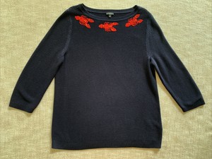 talbots lobster sweater