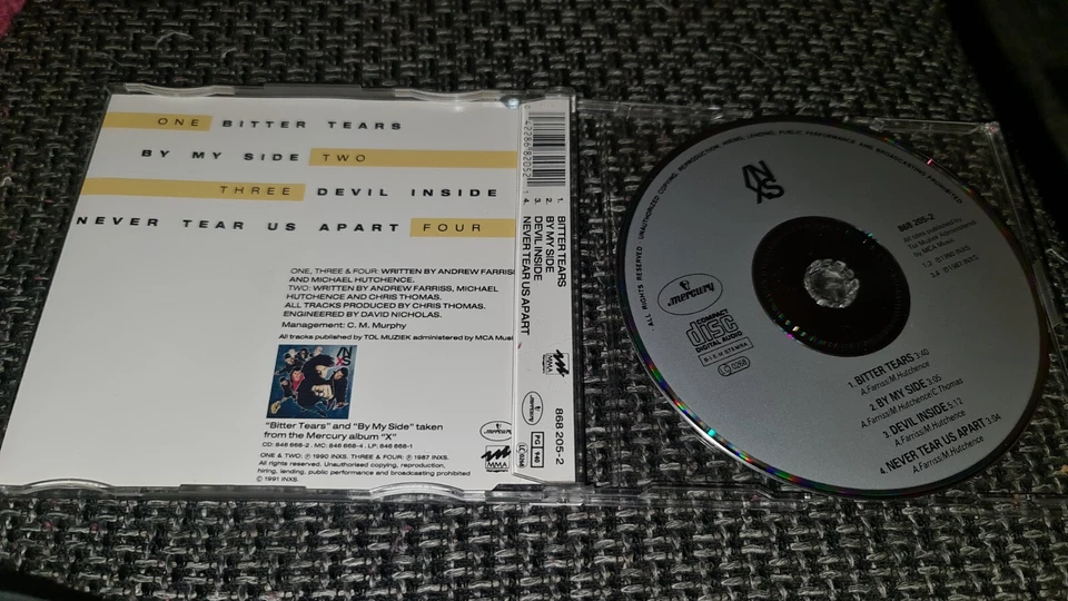 INXS Bitter Tears Maxi CD ,MERCURY Label 1990 - Bild 2 von 2