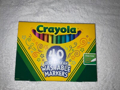 Crayola Ultra Clean Washable Markers Pack of 40