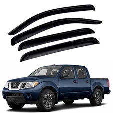 For 2005-2020 Nissan Frontier Crew Cab 4pcs Window Vent Visors Sun Rain Guards