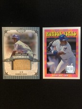 2022 Leaf Lumber Sammy Sosa Game Used Lumber #3/8 Plus Other Card In Pic