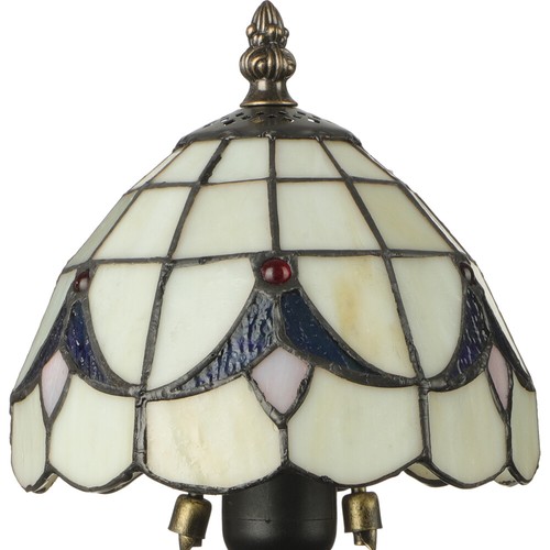 Tiffany Style Mission Night Light Stained Glass 1-Light Decorative Pattern Shape - Picture 6 of 9