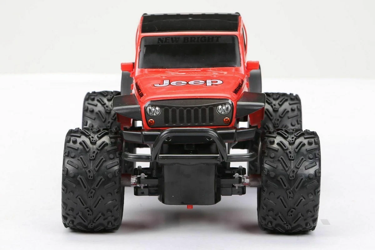 New Bright Rc Jeep Wrangler Suv Remote Controlled Truck 2019 2.4ghz Usb Red