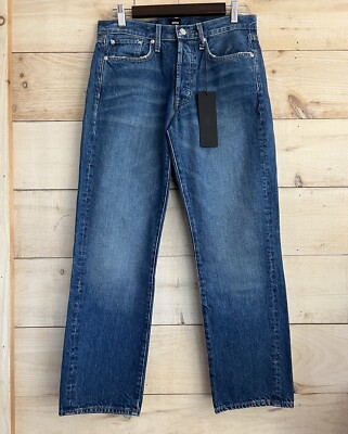 NEW Edwin Kali Ankle Vintage Straight Jeans In Wipeout Button Fly  Sz 27