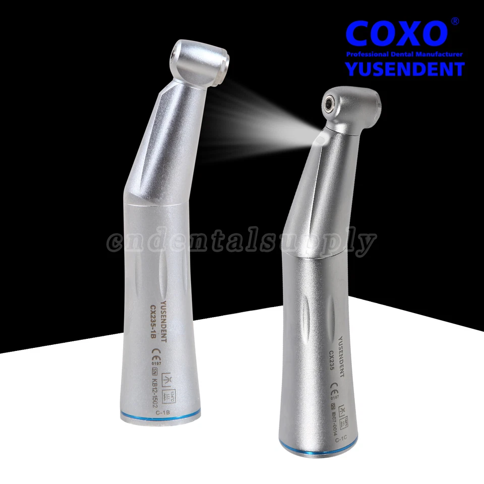 YUSENDENT COXO Dentaire Contre-angle 1:1 bleu aqua interne (LED lumière) fit NSK ce#1