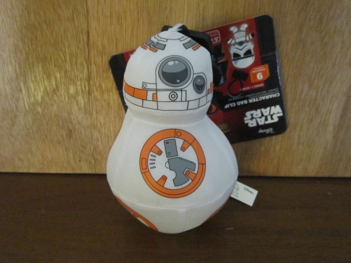 Disney Star Wars BB-8 Robot Plush Toy NWT New w/ Tags Clip Series