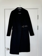 Salvatore Ferragamo Cashmere Coat Size Eu40  Black Gorgeous