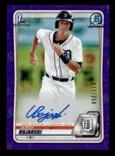 2020 Bowman Chrome #CPA-UB Ulrich Bojarski Prospect Auto Purple Refractor #/250