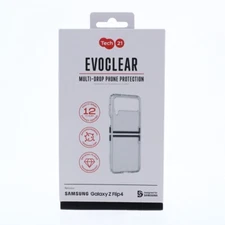 Tech21 Evo Clear Case for Galaxy Z Flip4 Clear