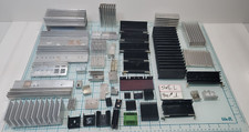 Lot of 49 Aluminum Computer Heatsinks for Smelting, Crafts, Steampunk...