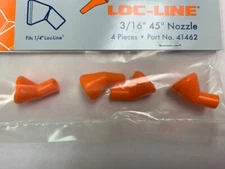 3/16" 45 DEGREE NOZZLE FOR 1/4" LOC-LINE HOSE SYSTEM 4 PIECES #41462