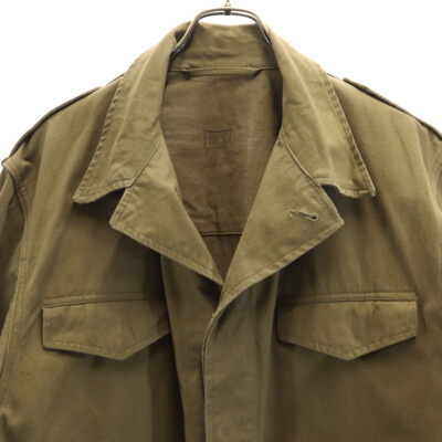 ジャケット・アウター 50's French Army Wool Field Coat Victorinox Swiss Army Vintage Field Jacket Full Zip All