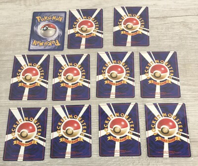 Lot (11)Japanese Pocket Monsters Pokemon Cards 1996 (Sabrina, Etc) H | eBay
