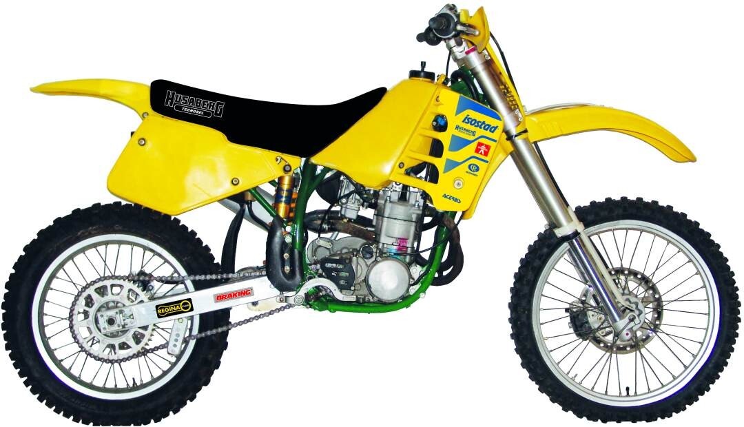 Housse de rechange Husaberg pour sorties enduro et compétitions de motos anciennes
