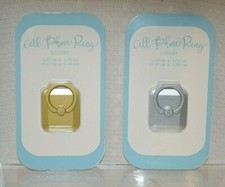 U PICK Cell PHONE Ring Silver GOLD Colors Metal Alloy ADHESIVE Ring Turns