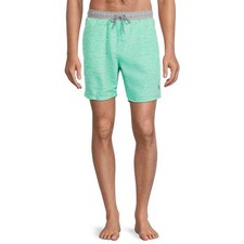 U.S. Polo Assn. Men's 7 Heathered Swim Shorts with Contrast Waistband Size 2XL