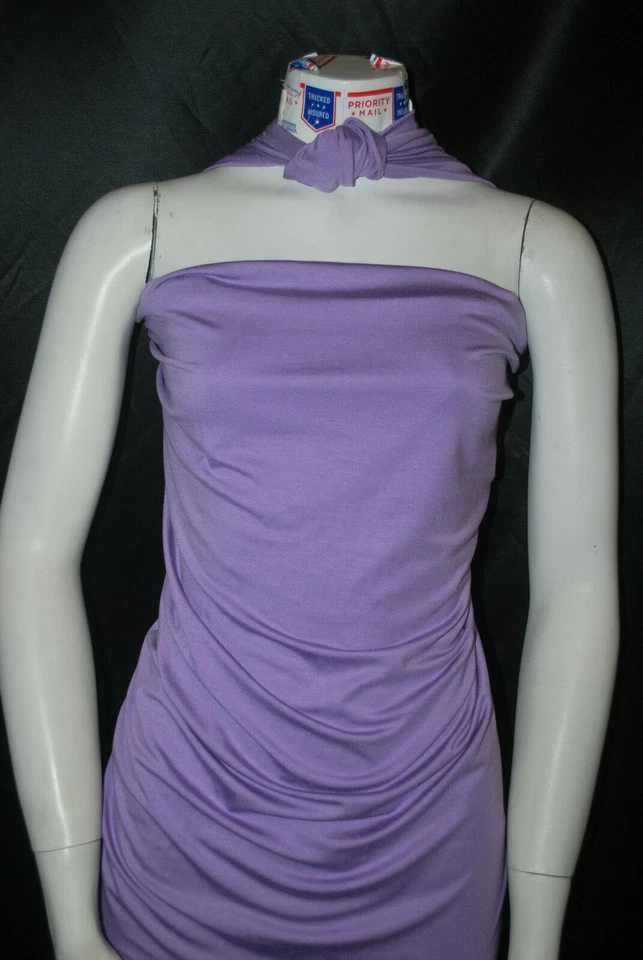 Modal Jersey Knit Fabric Eco-Friendly stretch knit Lavender 9.5 Oz by the yard - Image 3 of 4