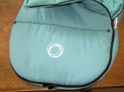 bugaboo footmuff petrol blue