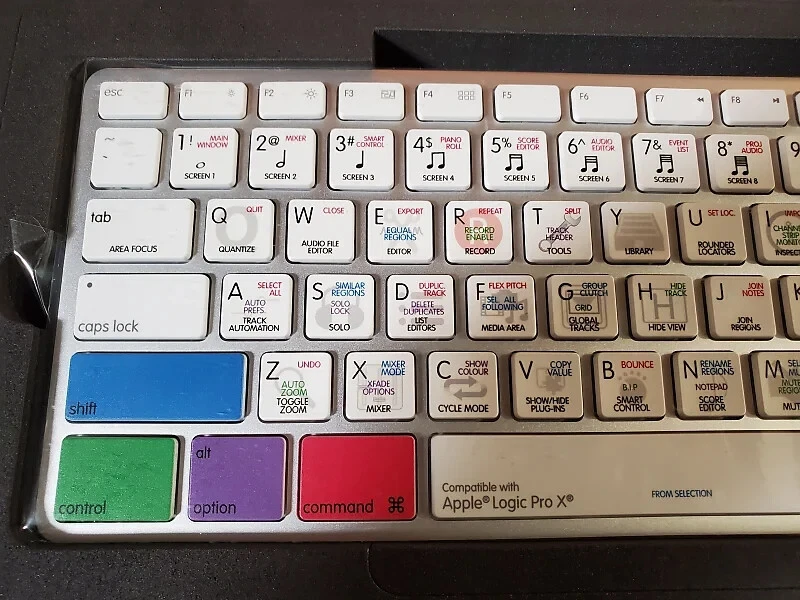 Editors Keys EK-KB-LOGX-M89-US Apple Wired Shortcut Keyboard for Logic Pro X - Image 2 of 4
