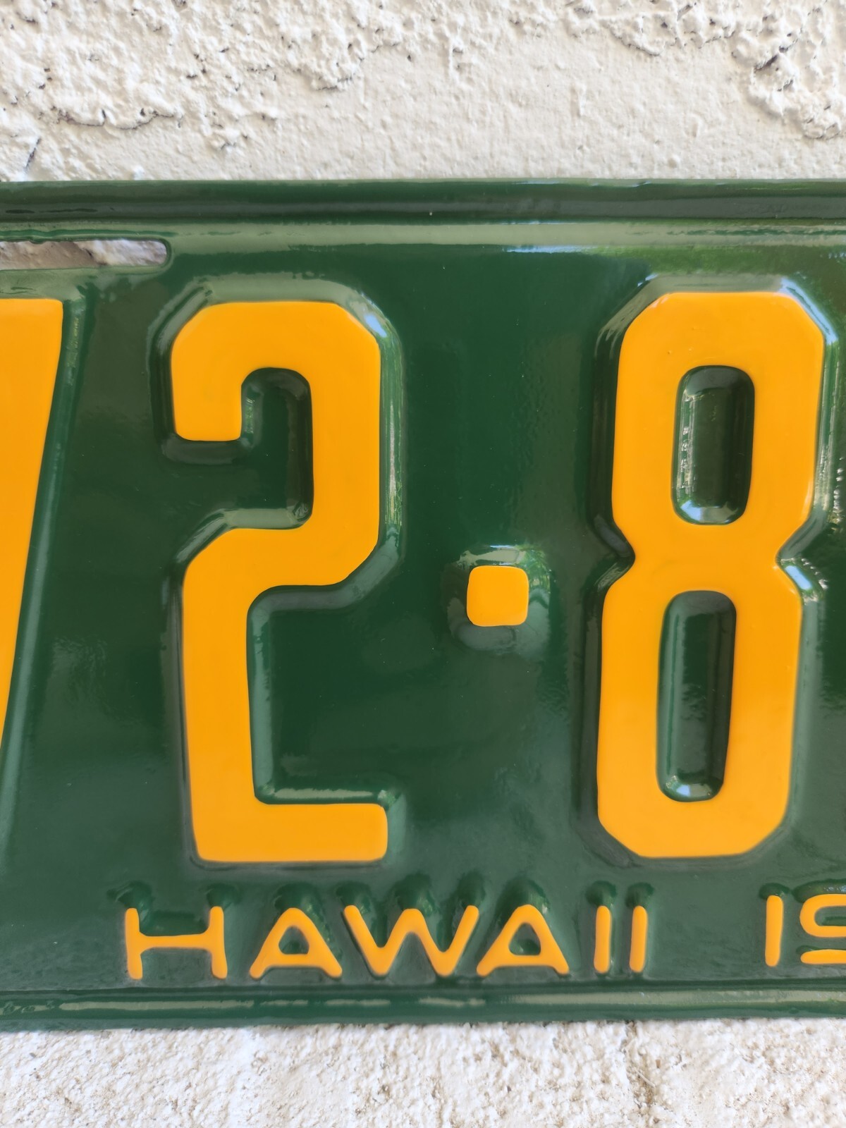 Vintage 1932 Hawaii License Plate REPAINTED eBay
