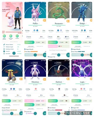 Pokemon Go Iv22|Shiny Absol| Darkrai Dialga Lugia Rayquaza Giratina Palkia Entei