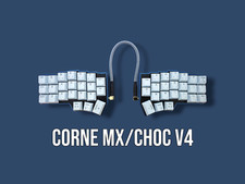 Corne MX/Choc v4 - Split Ergonomic Keyboard w...