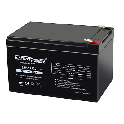 EXPERT POWER 12V 12AH Battery for Merits P3211 EZ-GO Power Wheel Chair
