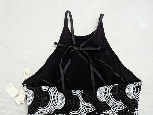 NWT Maeve Anthropologie women’s dress black and white lace detail size 4 $180 - Picture 8 of 13