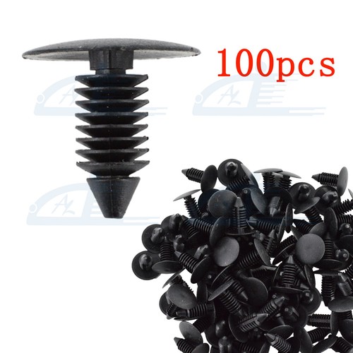 100x BLACK NYLON CHRISTMAS TREE CLIPS For 8mm Chrysler 6502078 15958694 3691590 eBay