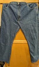 Levis 517 Mens Slim Fit Bootcut Denim Blue Jeans Size 42x32