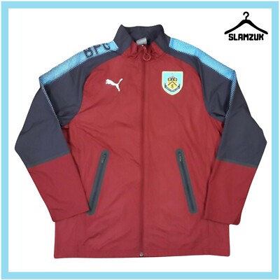 Burnley Fußball Jacke Puma Medium Training Kit Clarets Track Top 2018 2019 R40