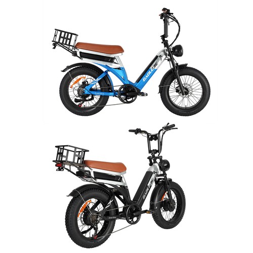 2000W 48V 30AH Electric Bike 20" Fat Tire Dual Motor E-Bicycle For Adults 50kmsW - Picture 11 of 14