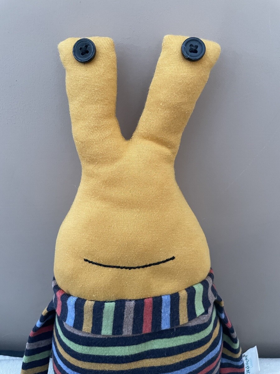NEW Jellycat Bib Alien Soft Toy Comforter Striped Quirky BNWT | eBay