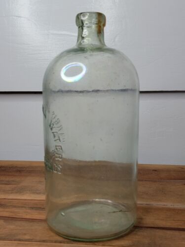 HARRIS SPRINGS SC HARRIS LITHIA WATER SODA BOTTLE 1/2 GALLON 10'' - Picture 3 of 8