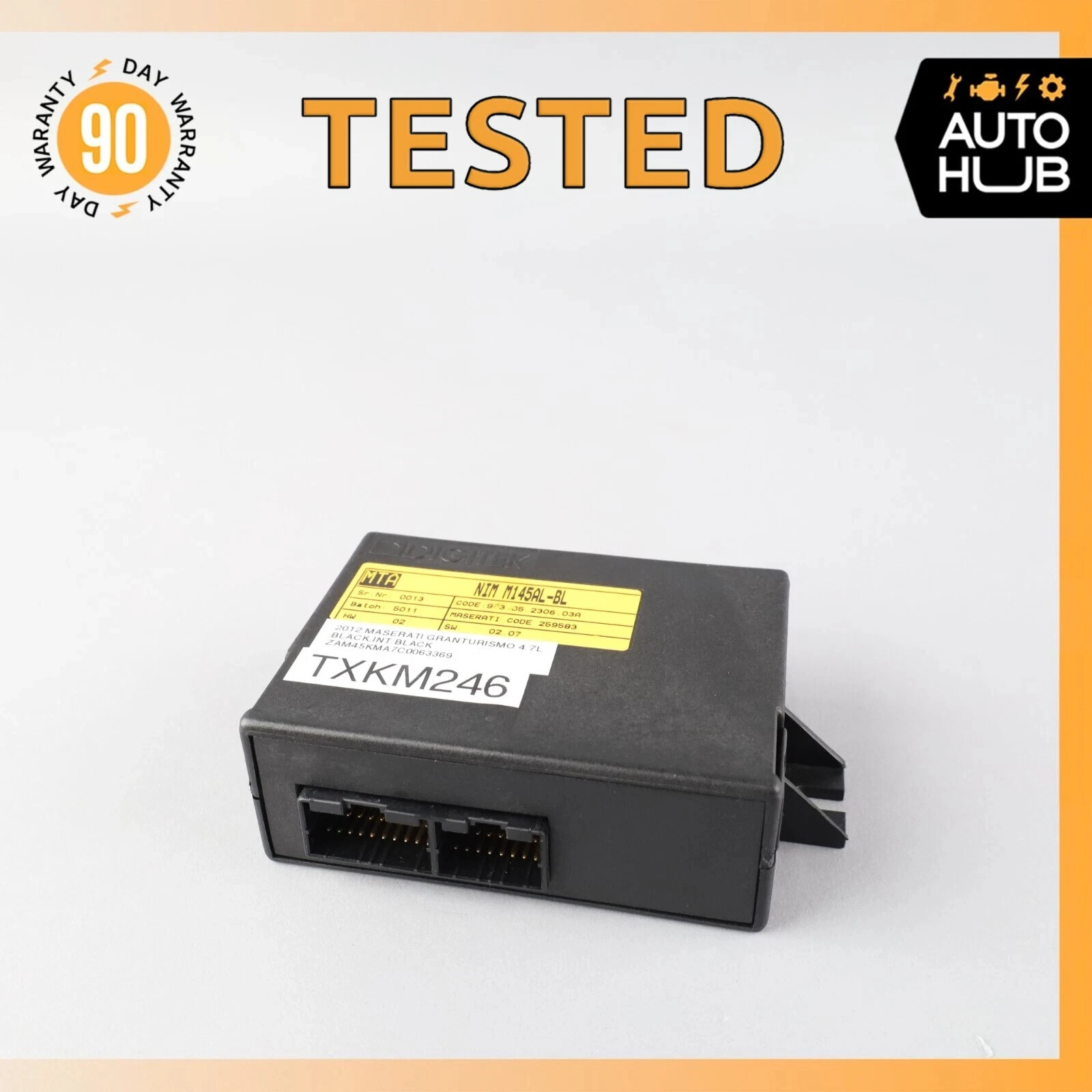 08-19 Maserati GranTurismo M145 Top Roof Control Module 259583 OEM