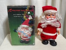 Vintage Walking Santa Claus B/O Musical Toy Non Working DH-53
